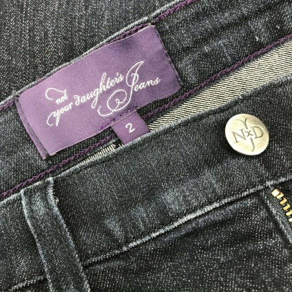 NYDJ Lift Tuck Technology Bootcut Jeans Sz 2 Dark - Picture 3 of 6